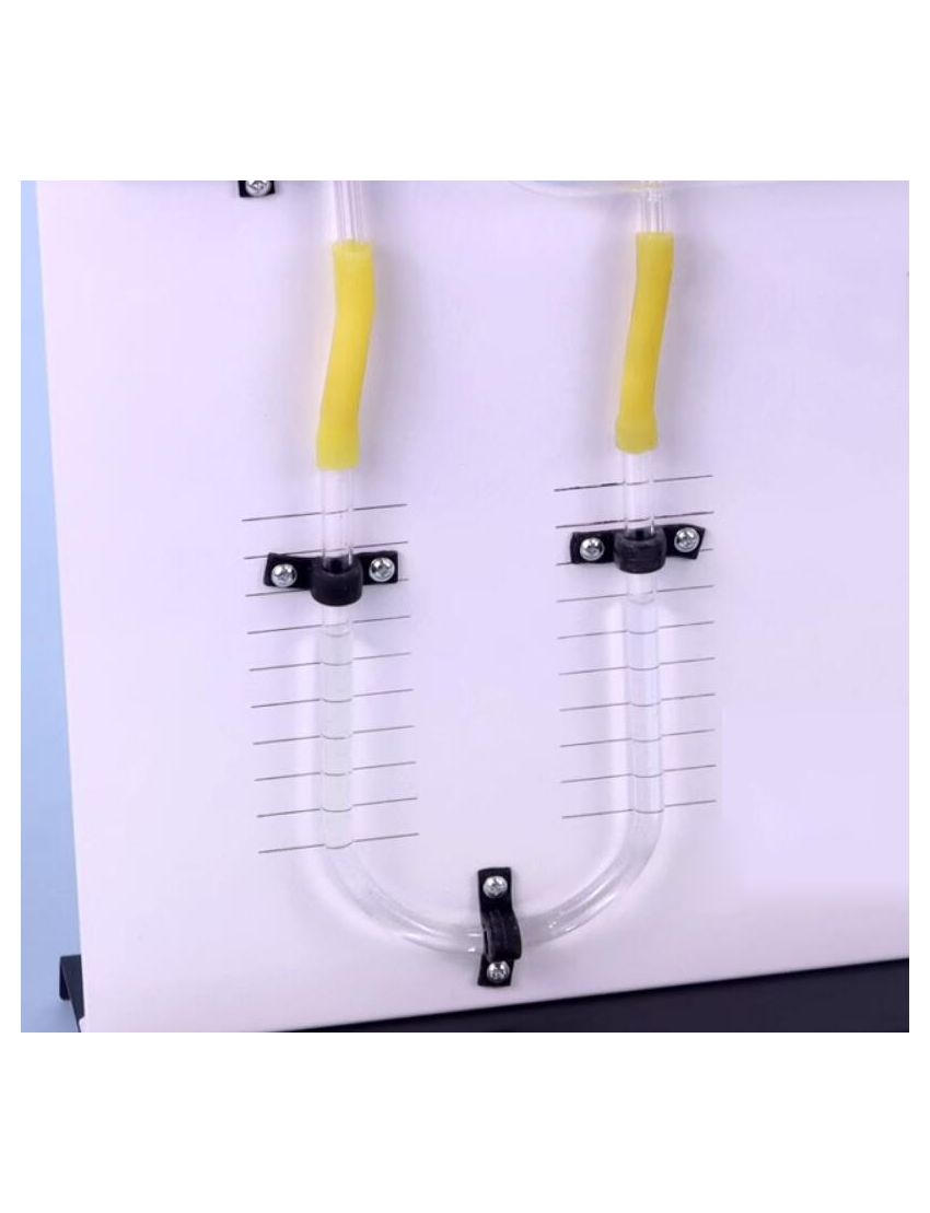 Physics Lab Kits - physics experiment to validate that the pressure is lower at locations where the flow velocity is greater in a liquid